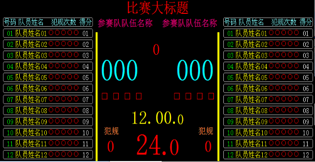 篮球、足球、网球，各种球类比赛定制软件